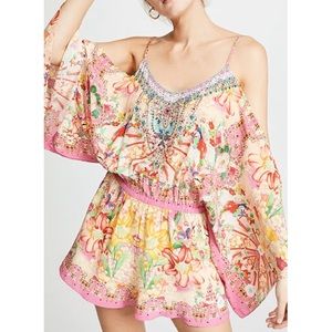 Camilla Silk Romper, size small, perfect  🌸 🌺